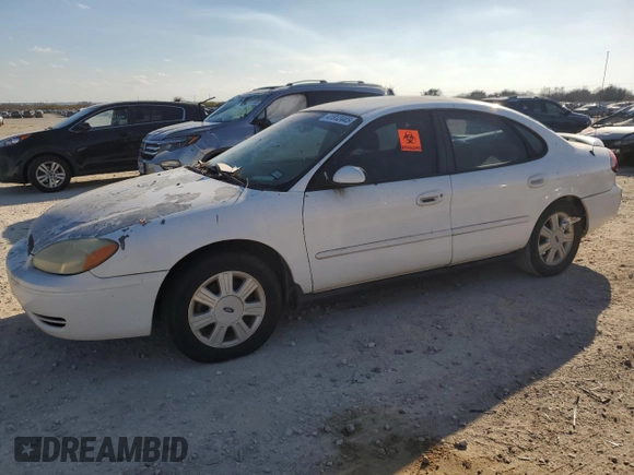 2007 Ford Taurus SEL with VIN 1FAFP56U97A177637, listed as a Copart auction lot 41812445 with 170,789 mi miles and Salvage Title. Bid and sale history available at DreamBid. Image 1.
