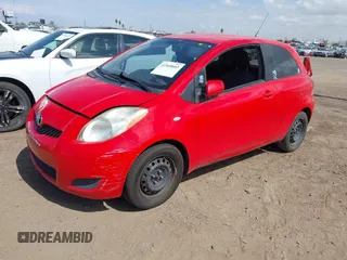 2010 Toyota Yaris with VIN JTDJT4K32A5318619, listed as a IAAI auction lot 41949602 with 134,614 mi miles. Bid and sale history available at carsss.com. Image 2.