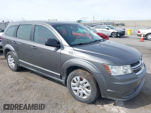 2013 Dodge Journey SE with VIN 3C4PDCAB7DT675440, listed as a IAAI auction lot 41927853 with 263,264 mi miles. Bid and sale history available at carsss.com. Image 1.