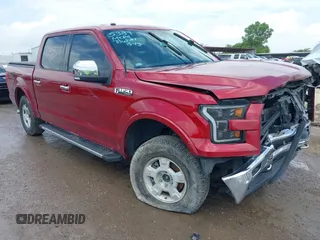 2016 Ford F-150 XLT with VIN 1FTEW1EF1GKF78968, listed as a IAAI auction lot 42662907 with 107,757 mi miles and . Bid and sale history available at DreamBid. Image 1.