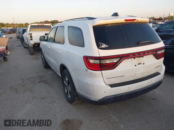 2016 Dodge Durango Limited with VIN 1C4RDHDGXGC386937, listed as a IAAI auction lot 41991474 with 182,565 mi miles and . Bid and sale history available at DreamBid. Image 3.