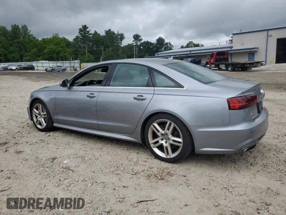 2016 Audi A6 Premium Plus with VIN WAUGFAFC7GN153926, listed as a Copart auction lot 60462505 with 117,697 mi miles and Salvage title. Bid and sale history available at DreamBid. Image 2.