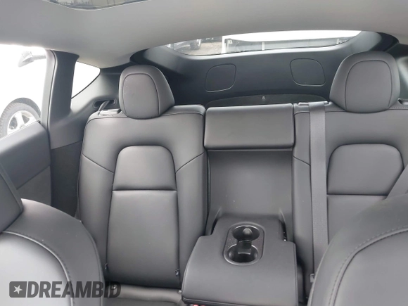 2025 Tesla Model Y Long Range with VIN 7SAYGDED3SF229605, listed as a IAAI auction lot 41726254 with Not Provided miles and . Bid and sale history available at DreamBid. Image 8.