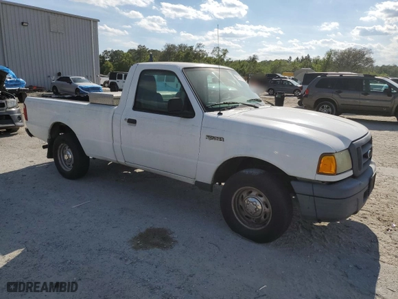 2005 Ford Ranger XL with VIN 1FTYR10D35PA56966, listed as a Copart auction lot 53231905 with 242,219 mi miles and Clean Title. Bid and sale history available at carsss.com. Image 4.