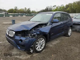 2016 BMW X3 sDrive28i with VIN 5UXWZ7C51G0T42789, listed as a Copart auction lot 48035665 with 96,792 mi miles and Salvage Title. Bid and sale history available at DreamBid. Image 1.