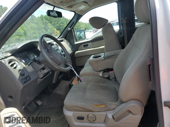 2010 Ford F-150 XL with VIN 1FTEX1C88AFA01775, listed as a Copart auction lot 62842515 with 153,623 mi miles and Clean title. Bid and sale history available at DreamBid. Image 7.