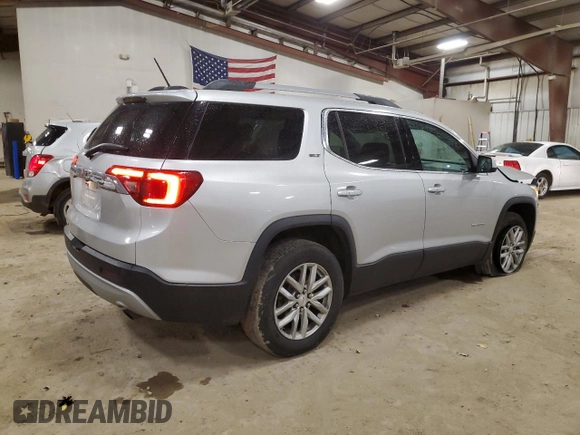 2017 GMC Acadia SLT z VIN 1GKKNMLA5HZ273663, wystawiony jako Copart lot #53331885 z przebiegiem 136 467 mil mil oraz Czysty tytuł • Clean title. Historia ofert i sprzedaży dostępna na DreamBid. Obrazek 3.