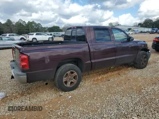 2005 Dodge Dakota SLT with VIN 1D7HE48N95S205605, listed as a Copart auction lot 44113325 with 206,391 mi miles and Salvage Title. Bid and sale history available at DreamBid. Image 3.