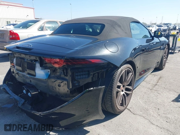 2020 Jaguar F-Type with VIN SAJD85FV9LCK65563, listed as a IAAI auction lot 41862418 with 22,807 mi miles and . Bid and sale history available at DreamBid. Image 4.