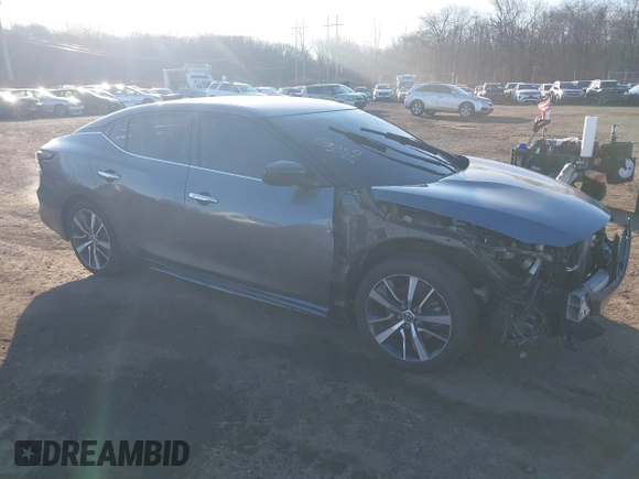 2020 Nissan Maxima S z VIN 1N4AA6BVXLC378168, wystawiony jako IAAI lot #41755070 z przebiegiem 67 274 mil mil oraz . Historia ofert i sprzedaży dostępna na DreamBid. Obrazek 1.