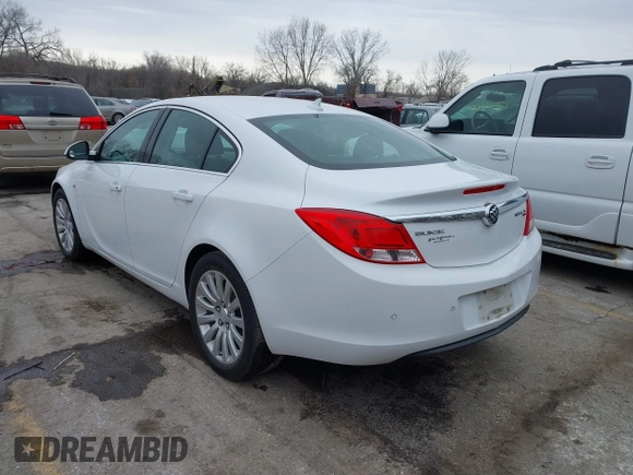 2011 Buick Regal CXL RL4 with VIN W04GS5EC2B1003708, listed as a IAAI auction lot 41724213 with 204,680 mi miles and . Bid and sale history available at DreamBid. Image 3.