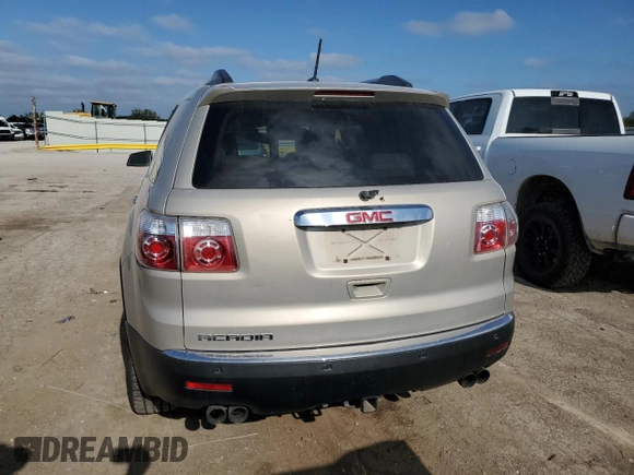 2011 GMC Acadia SLT2 with VIN 1GKKRSED5BJ188473, listed as a Copart auction lot 53721225 with 166,783 mi miles and Salvage title. Bid and sale history available at DreamBid. Image 6.
