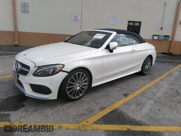 2017 Mercedes-Benz C 300 with VIN WDDWK4JB9HF565129, listed as a IAAI auction lot 41601904 with 57,966 mi miles and . Bid and sale history available at DreamBid. Image 2.