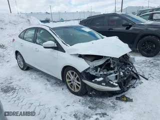 2018 Ford Focus SE with VIN 1FADP3F23JL207351, listed as a IAAI auction lot 41542712 with 1 mi miles. Bid and sale history available at carsss.com. Image 1.