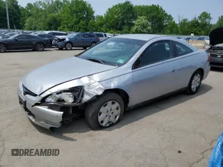 2003 Honda Accord LX z VIN 1HGCM72293A025018, wystawiony jako Copart lot #60990725 z przebiegiem 217 946 mil mil oraz Czysty tytuł • Clean title. Historia ofert i sprzedaży dostępna na DreamBid. Obrazek 1.
