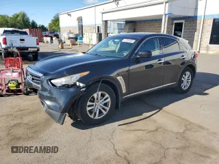 2013 Infiniti FX with VIN JN8CS1MW6DM174539, listed as a Copart auction lot 57565685 with 169,662 mi miles and Salvage title. Bid and sale history available at DreamBid. Image 1.