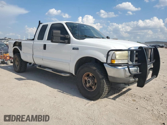 2002 Ford Super Duty F-250 XL with VIN 1FTNX21L62EC64514, listed as a Copart auction lot 67959914 with 354,142 mi miles and Salvage Title. Bid and sale history available at carsss.com. Image 4.