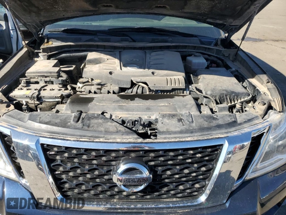 2020 Nissan Armada SL with VIN JN8AY2NCXLX518841, listed as a Copart auction lot 80346634 with 0 mi miles and Salvage Title. Bid and sale history available at carsss.com. Image 11.