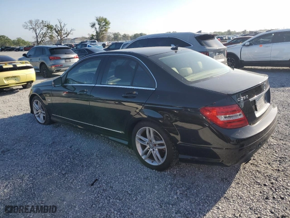 2012 Mercedes-Benz C-Class C 250 Sport with VIN WDDGF4HB0CA642541, listed as a Copart auction lot 51630215 with 80,254 mi miles and Clean Title. Bid and sale history available at carsss.com. Image 2.