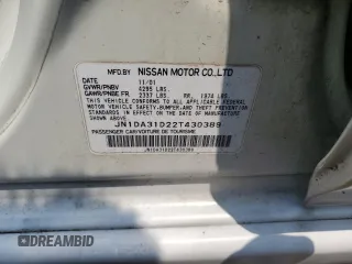 2002 Nissan Maxima GXE z VIN JN1DA31D22T430389, wystawiony jako Copart lot #60163575 z przebiegiem 42 380 mil mil oraz Czysty tytuł • Clean title. Historia ofert i sprzedaży dostępna na DreamBid. Obrazek 12.