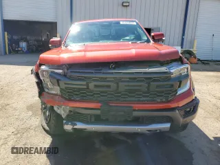 2024 Ford Ranger Raptor with VIN 1FTER4LR8RLE04575, listed as a Copart auction lot 75725034 with 5,742 mi miles and Salvage Title. Bid and sale history available at carsss.com. Image 5.