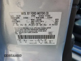 2008 Mercury Mariner z VIN 4M2CU91198KJ04025, wystawiony jako Copart lot #83482384 z przebiegiem 169 663 mil mil oraz Szkoda całkowita • Salvage title. Historia ofert i sprzedaży dostępna na DreamBid. Obrazek 13.