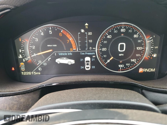 2014 Cadillac CTS Vsport Premium RWD z VIN 1G6AV5S80E0173873, wystawiony jako Copart lot #49964255 z przebiegiem 122 615 mil mil oraz Szkody całkowita. Historia ofert i sprzedaży dostępna na DreamBid. Obrazek 9.
