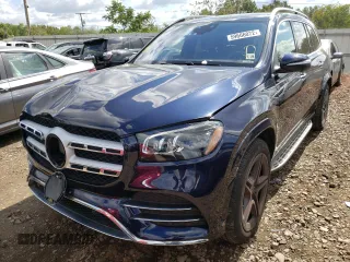 2020 Mercedes-Benz GLS with VIN 4JGFF8GE2LA175045, listed as a Copart auction lot 59666072 with 25,607 mi miles. Bid and sale history available at carsss.com. Image 2.