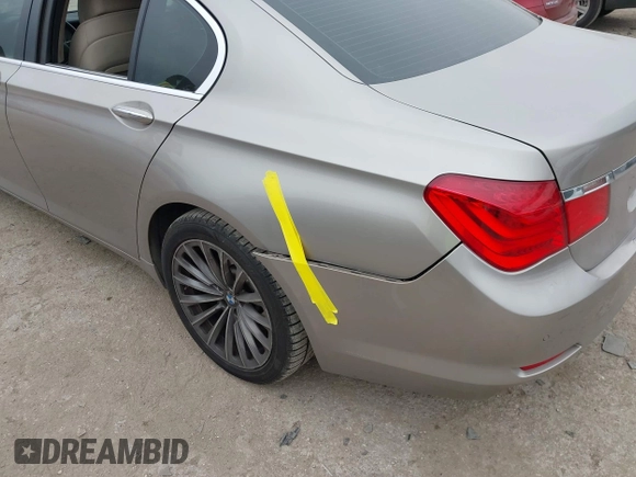 2012 BMW 7 Series 740i with VIN WBAKA4C51CC613670, listed as a IAAI auction lot 41582639 with 149,753 mi miles. Bid and sale history available at carsss.com. Image 12.