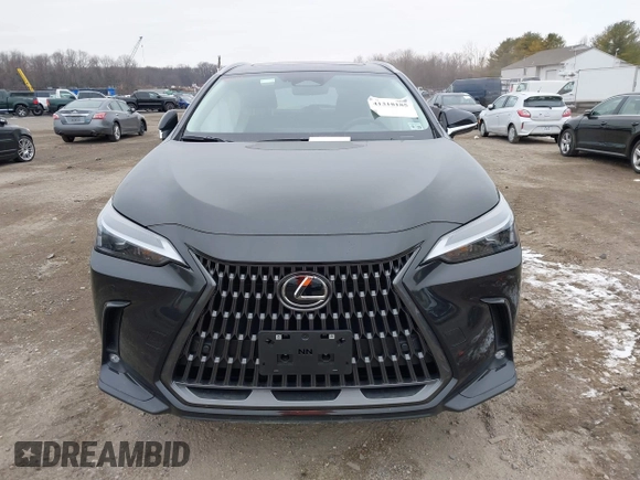 2025 Lexus NX 350h Premium with VIN 2T2GKCEZ6SC039679, listed as a IAAI auction lot 41318185 with 1,782 mi miles and . Bid and sale history available at DreamBid. Image 11.