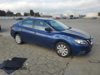 2017 Nissan Sentra S with VIN 3N1AB7AP1HY230136, listed as a Copart auction lot 50943125 with 64,616 mi miles and Salvage Title. Bid and sale history available at carsss.com. Image 4.