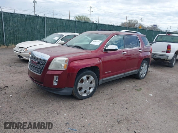 2010 GMC Terrain SLT-2 z VIN 2CTFLJEYXA6383349, wystawiony jako IAAI lot #41875588 z przebiegiem 156 310 mil mil oraz . Historia ofert i sprzedaży dostępna na DreamBid. Obrazek 2.