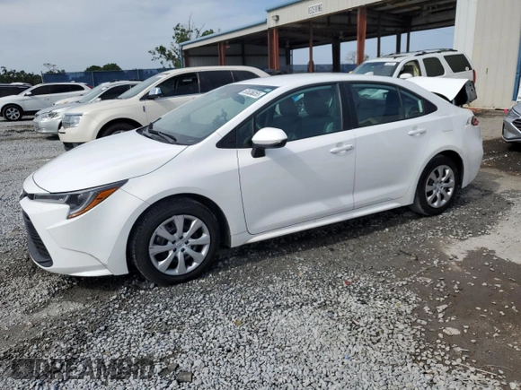 2024 Toyota Corolla LE with VIN 5YFB4MDE8RP133263, listed as a Copart auction lot 53626055 with 48,569 mi miles and Salvage Title. Bid and sale history available at carsss.com. Image 1.