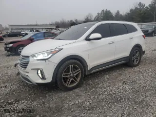 2017 Hyundai Santa Fe Limited Ultimate with VIN KM8SRDHF6HU170507, listed as a Copart auction lot 43474015 with 132,470 mi miles and Salvage Title. Bid and sale history available at carsss.com. Image 1.