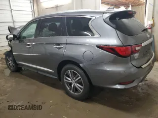 2019 Infiniti QX60 Pure with VIN 5N1DL0MM1KC523479, listed as a Copart auction lot 59895065 with 81,731 mi miles and Salvage title. Bid and sale history available at DreamBid. Image 2.