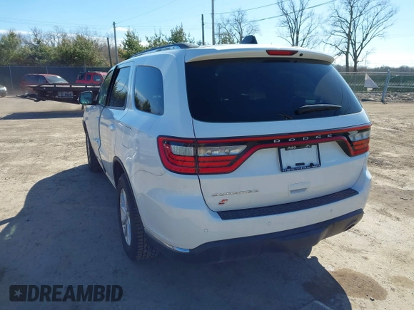 2019 Dodge Durango SXT Plus with VIN 1C4RDJAG8KC739065, listed as a IAAI auction lot 41888265 with 115,916 mi miles and . Bid and sale history available at DreamBid. Image 3.