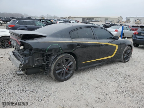2021 Dodge Charger R/T with VIN 2C3CDXCT4MH656966, listed as a Copart auction lot 48131885 with 43,165 mi miles and Salvage Title. Bid and sale history available at carsss.com. Image 3.