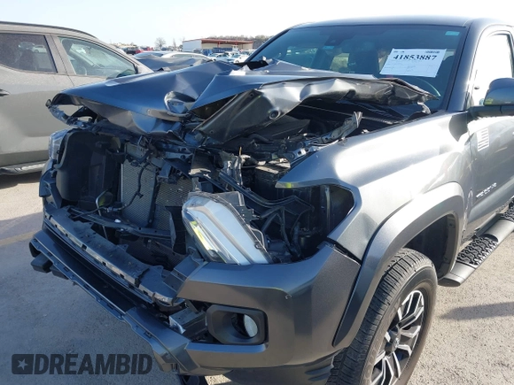 2023 Toyota Tacoma 4WD SR with VIN 3TMCZ5AN7PM587833, listed as a IAAI auction lot 41853887 with 16,532 mi miles. Bid and sale history available at carsss.com. Image 17.