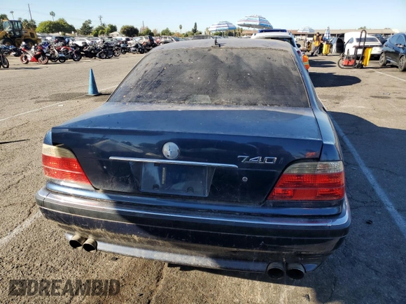 2001 BMW 7 Series 740i with VIN WBAGG83441DN88645, listed as a Copart auction lot 81618074 with Not provided miles and Clean title. Bid and sale history available at DreamBid. Image 6.
