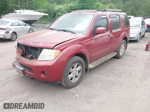 2008 Nissan Pathfinder LE with VIN 5N1AR18U78C646536, listed as a IAAI auction lot 42114345 with 166,698 mi miles and . Bid and sale history available at DreamBid. Image 2.