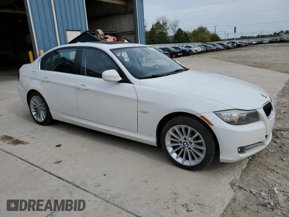 2011 BMW 3 Series 335d with VIN WBAPN7C5XBF183596, listed as a Copart auction lot 55330235 with 103,383 mi miles and Salvage title. Bid and sale history available at DreamBid. Image 4.