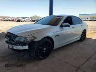 2014 BMW 5 Series 535i with VIN WBA5B1C51ED478258, listed as a Copart auction lot 61771265 with 155,132 mi miles and Salvage title. Bid and sale history available at DreamBid. Image 1.