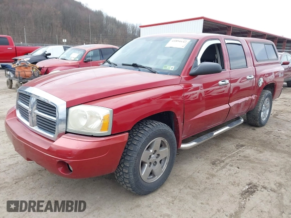 2006 Dodge Dakota SLT with VIN 1D7HW48N36S507843, listed as a IAAI auction lot 41894142 with 90,229 mi miles. Bid and sale history available at carsss.com. Image 2.