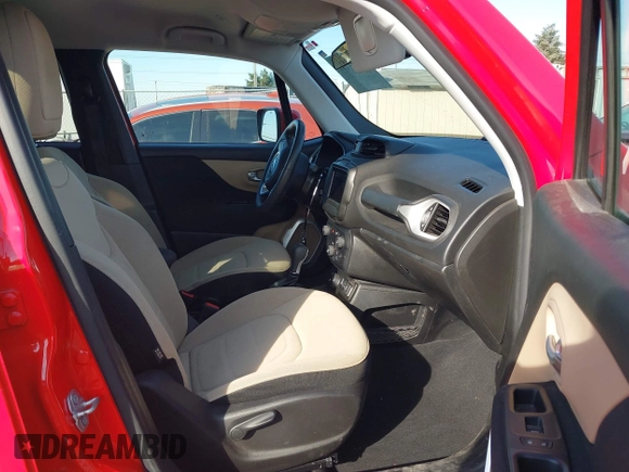 2018 Jeep Renegade Latitude with VIN ZACCJBBB6JPH80554, listed as a IAAI auction lot 42024197 with 69,247 mi miles and . Bid and sale history available at DreamBid. Image 5.