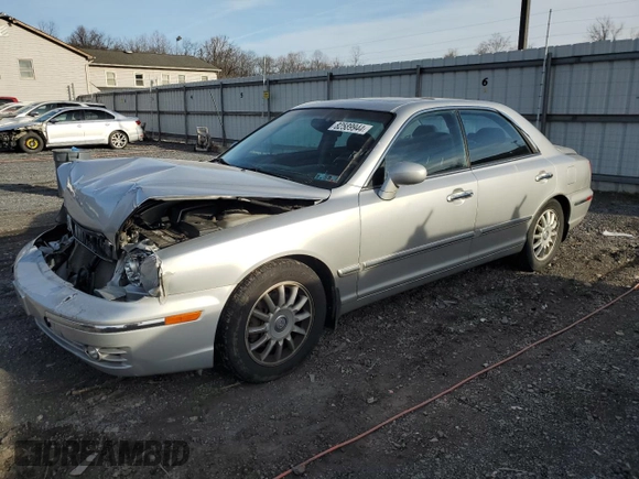 2005 Hyundai XG with VIN KMHFU45E25A426280, listed as a Copart auction lot 82589944 with 120,662 mi miles and Salvage Title. Bid and sale history available at carsss.com. Image 1.