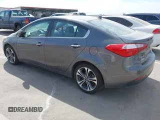 2014 Kia Forte EX with VIN KNAFZ4A8XE5061262, listed as a IAAI auction lot 41861465 with 150,673 mi miles. Bid and sale history available at carsss.com. Image 3.