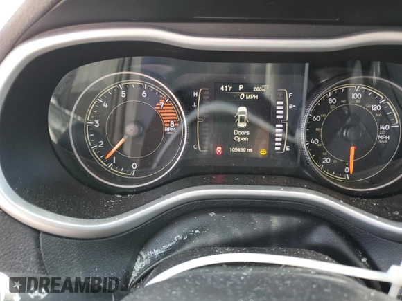2018 Jeep Cherokee Latitude Plus with VIN 1C4PJLLXXJD557028, listed as a Copart auction lot 76671214 with 105,459 mi miles and Salvage Title. Bid and sale history available at carsss.com. Image 9.