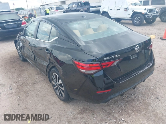 2022 Nissan Sentra SV z VIN 3N1AB8CV9NY313875, wystawiony jako IAAI lot #42117439 z przebiegiem 13 696 mil mil oraz . Historia ofert i sprzedaży dostępna na DreamBid. Obrazek 3.