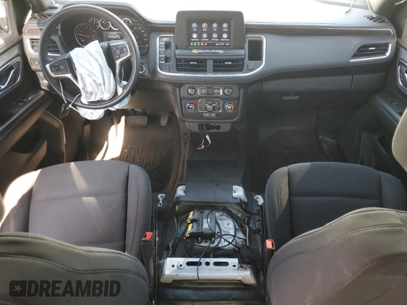 2021 Chevrolet Tahoe Commercial with VIN 1GNSKLED5MR346070, listed as a Copart auction lot 61822265 with 56,775 mi miles and Salvage title. Bid and sale history available at DreamBid. Image 8.