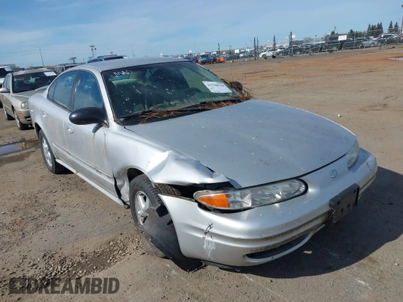2003 Oldsmobile Alero GL1 with VIN 1G3NL52F33C218996, listed as a IAAI auction lot 41548938 with 75,639 mi miles and . Bid and sale history available at DreamBid. Image 1.